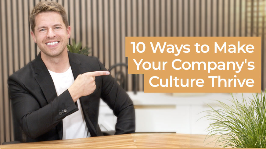 10 ways to improve company culture